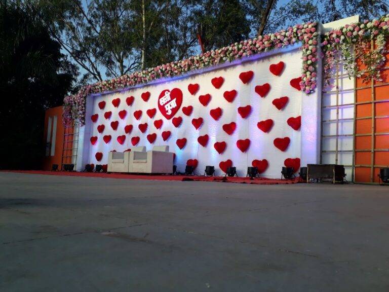 heart shape Marriage decoration in Pune