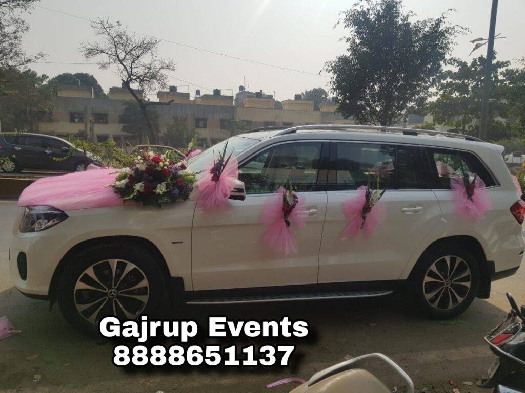 Wedding car decoration in pune | gajrup events